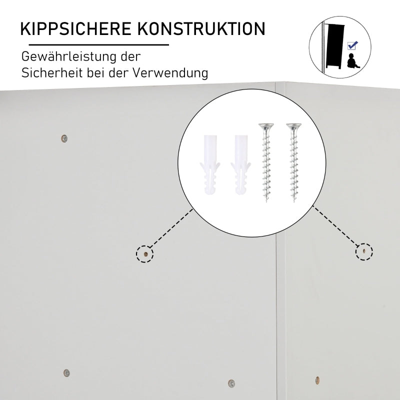 Kinderregal Eckregal mit 3 Aufbewahrungsboxen Kinderzimmer Spielzeugablage für 3-12 Jahre Kinder Grau