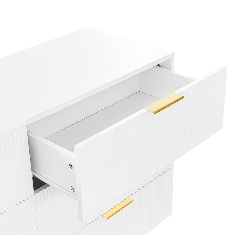 Elegantes Sideboard mit modernem Design, Kommode mit Schubladen und viel Stauraum