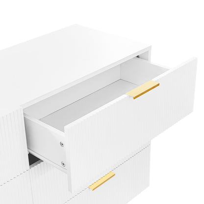 Elegantes Sideboard mit modernem Design, Kommode mit Schubladen und viel Stauraum