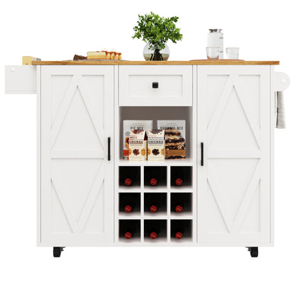 Moderne Kücheninsel, Küchenschrank, buffetschrank, Speisewagen mit Holzmaserung, buffetschrank, Multifunktionale Esstisch mit Speicherraum, Speisewagen mit Snackregalen und Stretchfunktionsschränken
