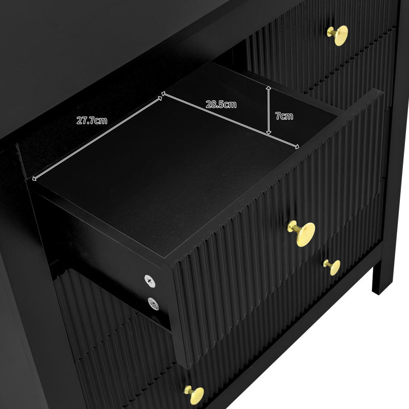 Sideboard, Kommode mit Spezialtüren, Goldgriffen, Sideboard/Schuhschrank/Schminktisch [OLD SKU:WF325795BAA]