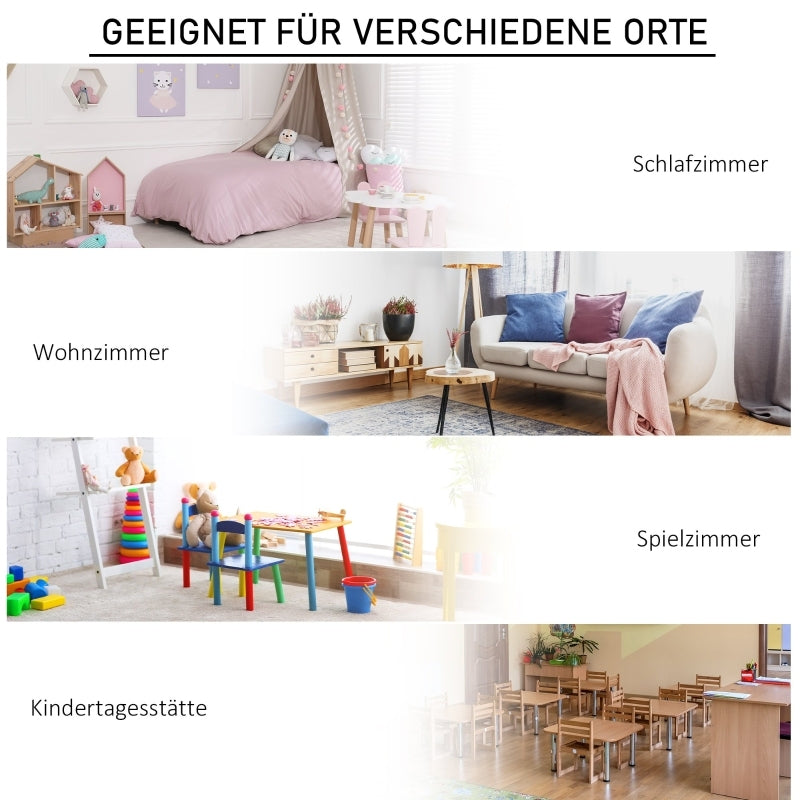 Kinderregal Eckregal mit 3 Aufbewahrungsboxen Kinderzimmer Spielzeugablage für 3-12 Jahre Kinder Grau