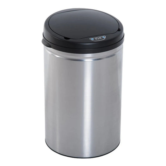 Automatik Sensor Mülleimer Abfalleimer IR Sensor, Rund, 30L, Optionaler Inneneimer, Edelstahl
