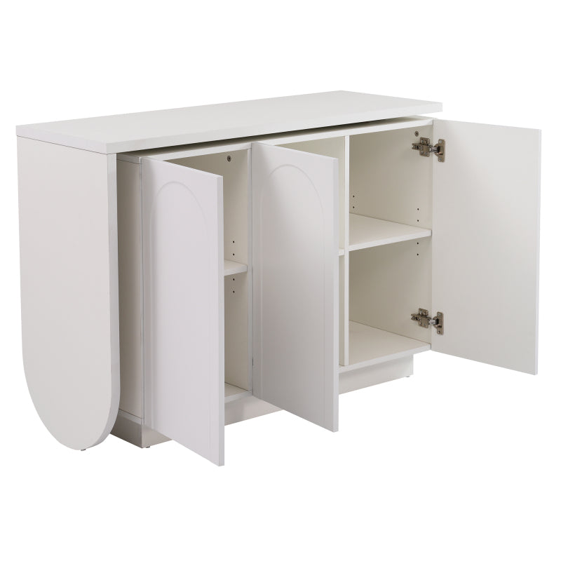 Schreibtisch, drehbarer L-förmiger Eck-Computertisch, Bürotisch, Frisiertisch, weiß 110 cm