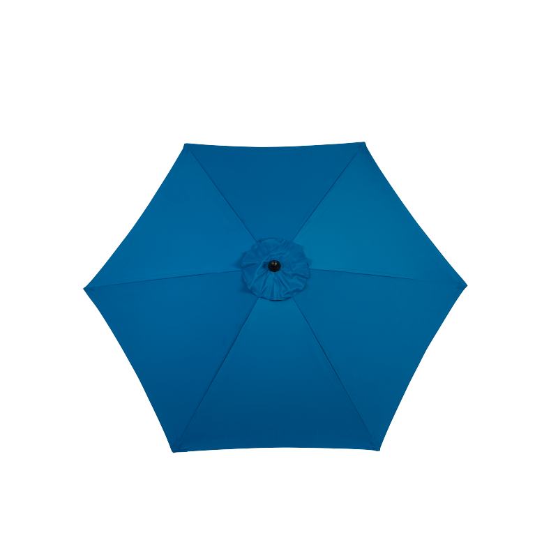 14.8 Ft Double Sided Outdoor Umbrella Rectangular Large with Crank (Blue)(No Base)