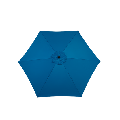 14.8 Ft Double Sided Outdoor Umbrella Rectangular Large with Crank (Blue)(No Base)