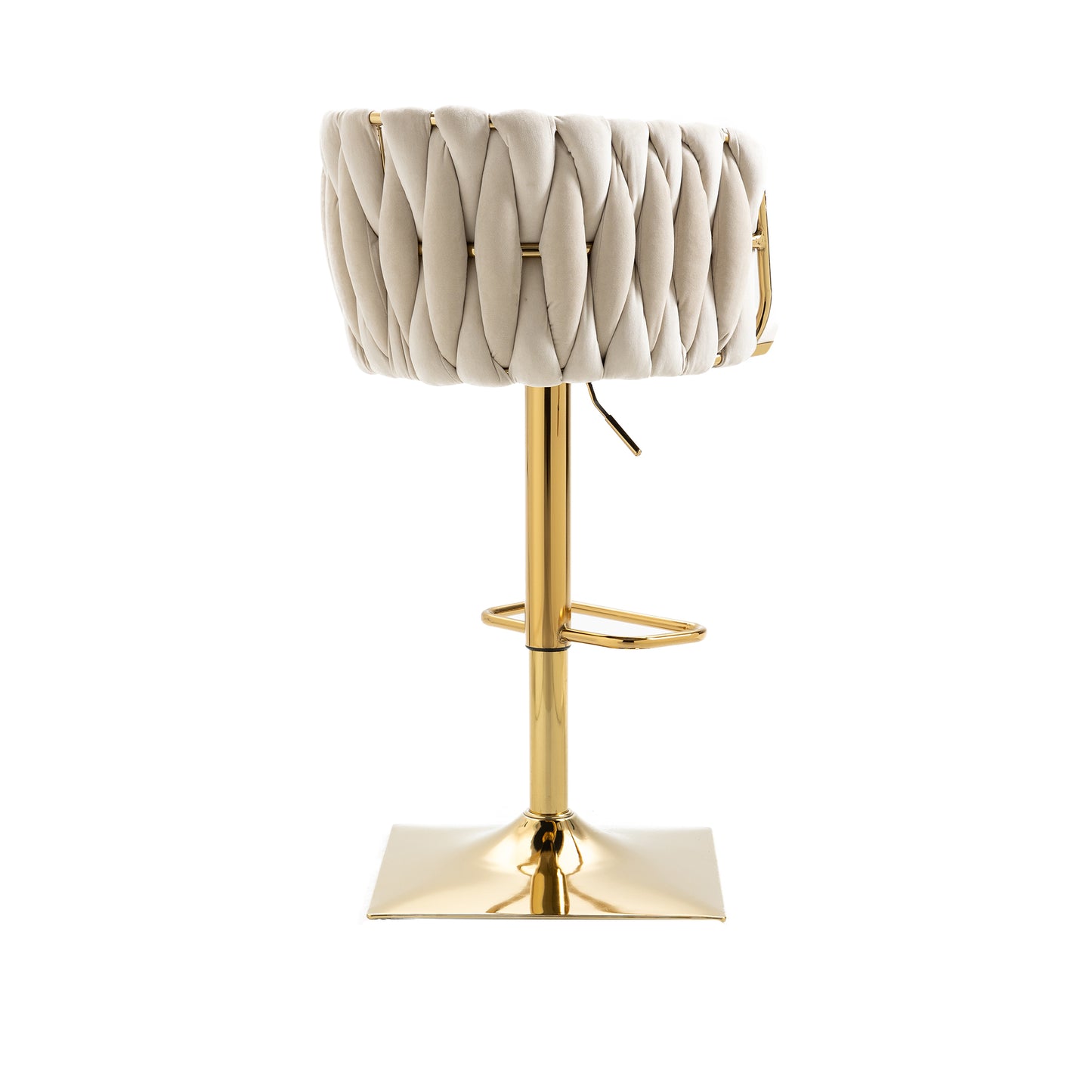 Vintage Barhocker mit Rückenlehne und Fußstütze Counter Höhe Esszimmerstuhl Für Kücheninsel Esszimmer Bar Theke Potluck Party Lounge Bereich