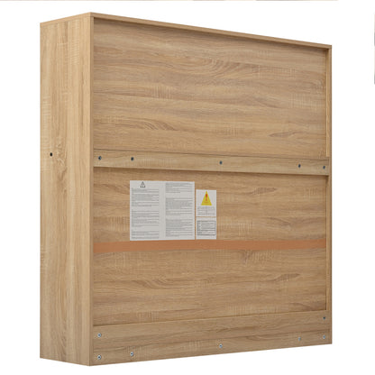 Computertisch,Regal-Schreibtisch,Schrankschreibtisch Arbeitstisch, Schrankschreibtisch, Natur 120cm