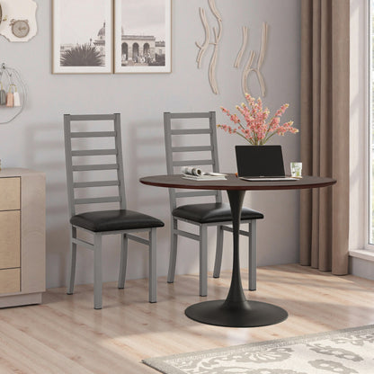 47.24"Modern Round Dining Table,Four Patchwork Tabletops with OAK Color Solid Wood Grain Table Top,Metal Base Dining Table, End Table Leisure Coffee Table