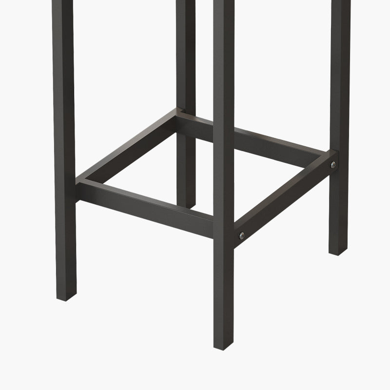 148CM Modern Design Kitchen Dining Table, Pub Table, Long Dining Table Set with 3 Stools;148CM Modernes Design Küche Esstisch, Kneipentisch, Langer Esstisch Set mit 3 Hockern, Einfache Montage, Natur