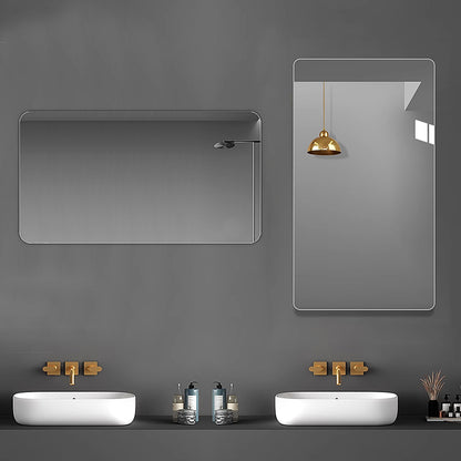 70*90CM Bathroom Vanity Mirror , Wall-Mounted Mirror for Bathroom Anti-Fog Waterproof
