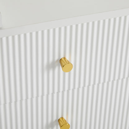 Schminktisch, Kosmetiktisch-Set mit Spiegel und Beleuchtung, ausziehbare Tischplatte, links-rechts wechselbar, 3-farbige LED-Beleuchtung, Maße: B100/H74.5/T40 cm (ohne Hocker)