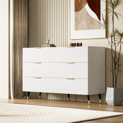 Elegantes Sideboard mit modernem Design, Kommode mit Schubladen und viel Stauraum