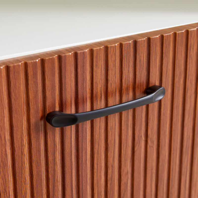 Sideboard Schrank freistehender Holzschrank Holzschrank Küche Zuhause Wohnzimmer weiß