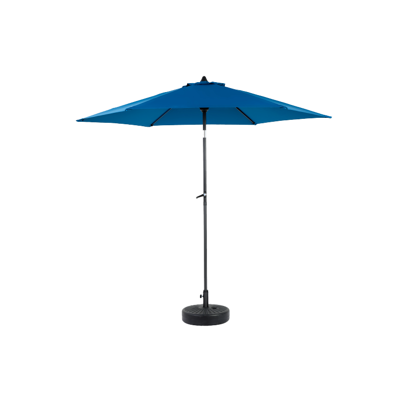 14.8 Ft Double Sided Outdoor Umbrella Rectangular Large with Crank (Blue)(No Base)