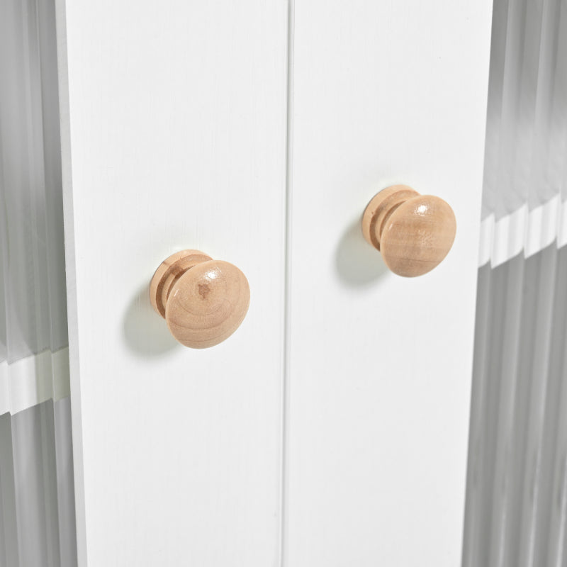 Moderner klappbarer Esstisch mit LED-Beleuchtung und einstellbarer Farbwechselfunktion, Weiß