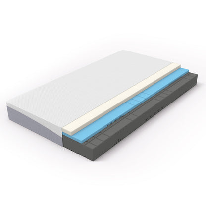 Schaummatratze 90x200 cm, Wendbar H3/H4, 20 cm hoch, Öko-TEX zertifiziert