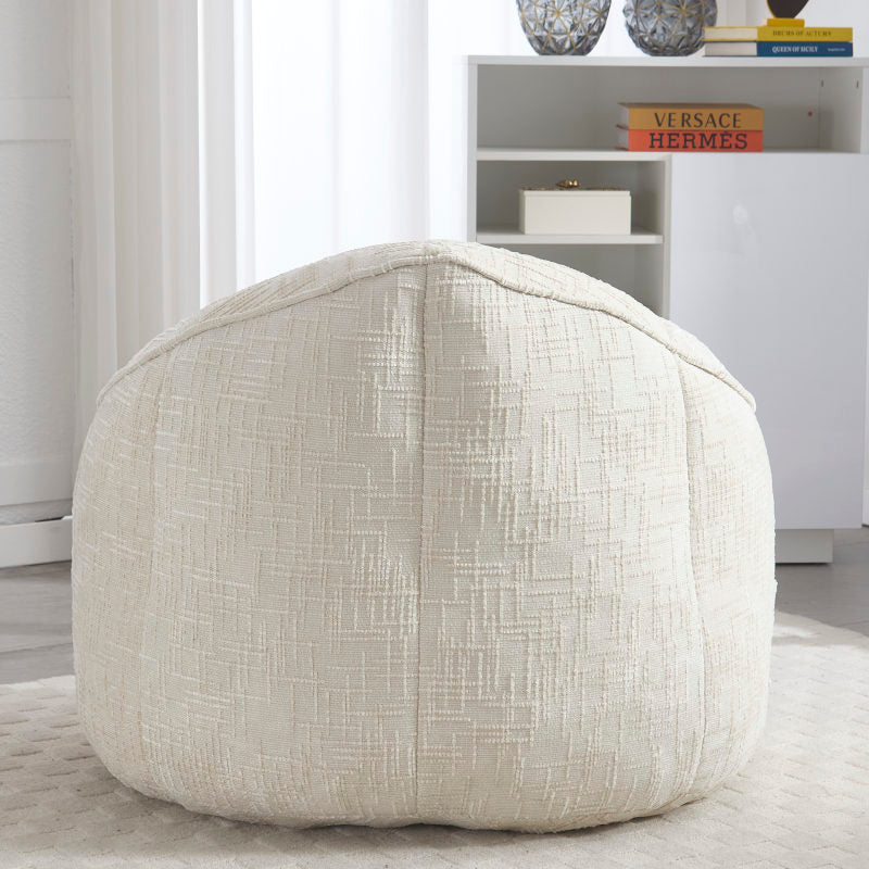 Sitzsack Sofa Stuhl für Erwachsene mit Fußstütze, Beige