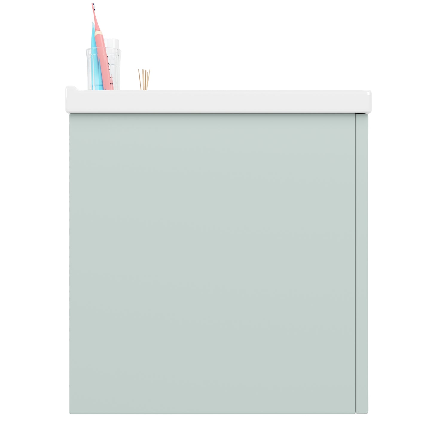 Badezimmerschrank mit waschbecken,Grün