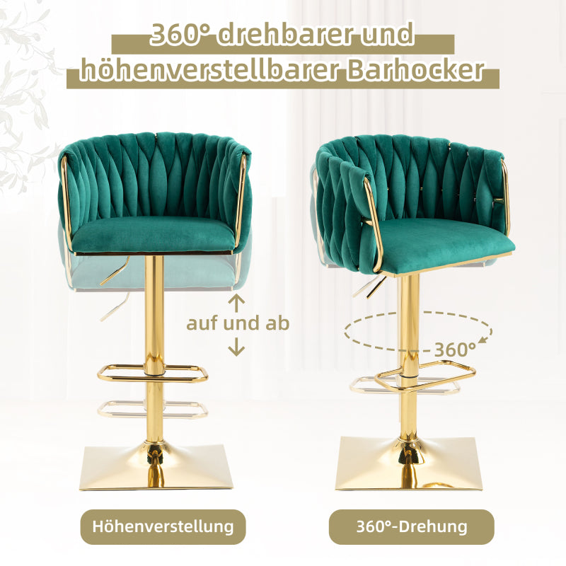 Vintage Barhocker mit Rückenlehne und Fußstütze Counter Höhe Esszimmerstuhl Für Kücheninsel Esszimmer Bar Theke Potluck Party Lounge Bereich