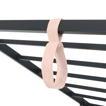 Polsterbett Daybett,Tagesbett Schlafsofa mit hydraulischem Stauraum, Kinderbett mit Metall-Lattenrost, Samt, Rosa, ohne Matratze