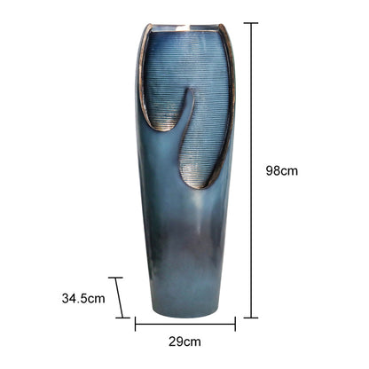 38.7inches High Jar Water Fountain for Indoor Outdoor Home Garden Decor
