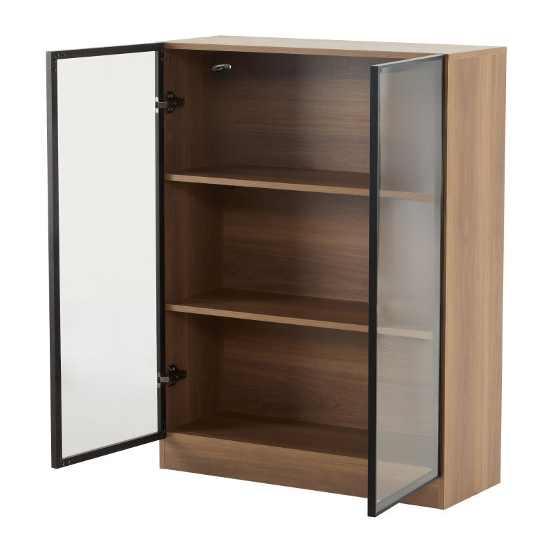 Glasvitrine mit Beleuchtung, Sammlervitrine, Wohnzimmerschrank