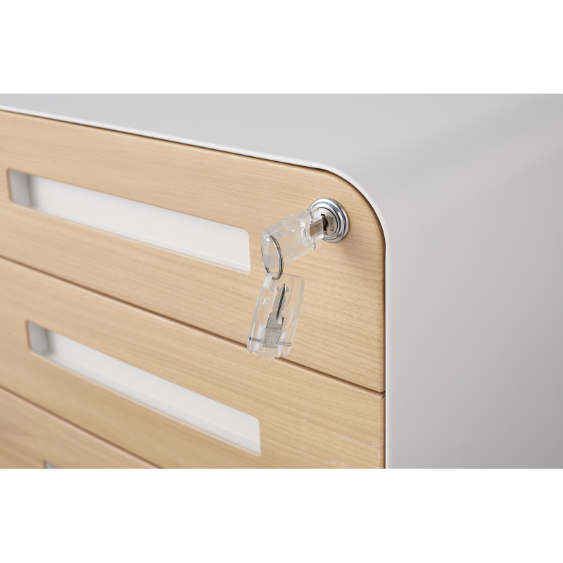 3 Drawer Mobile File Cabinet Under Desk Office,Simple Style Versatile Storage Cabinet for Legal/Letter/A4 Files, 5 Wheel Design Anti-Tilting Cold Rolled Steel Waterproof Moisture-Proof White