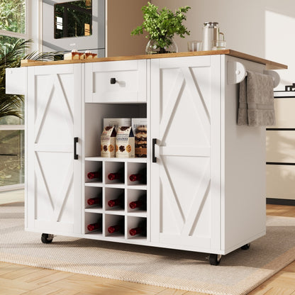 Moderne Kücheninsel, Küchenschrank, buffetschrank, Speisewagen mit Holzmaserung, buffetschrank, Multifunktionale Esstisch mit Speicherraum, Speisewagen mit Snackregalen und Stretchfunktionsschränken