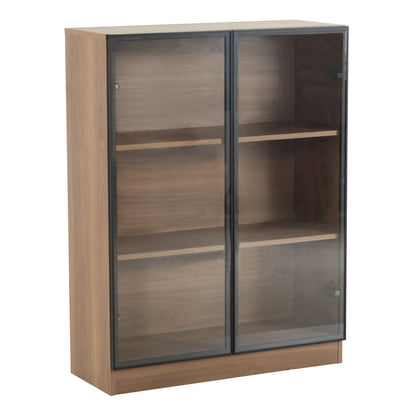 Glasvitrine mit Beleuchtung, Sammlervitrine, Wohnzimmerschrank