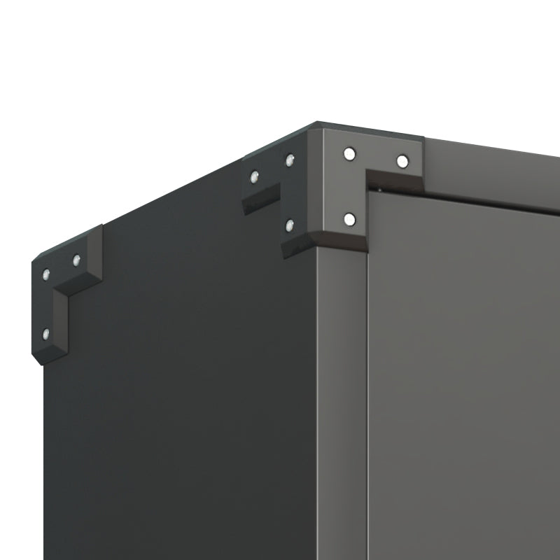 Metall Wandmontage Werkzeug Schrank mit Tür und Fach, Metallwandregal mit Schloss für Garage, Werkstatt, Büro - Umweltfreundlich, Robust, Montageerforderlich, H 77 cm × B 80 cm × T 30 cm