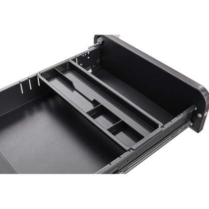 3 Drawer Mobile File Cabinet Under Desk Office,Simple Style Versatile Storage Cabinet for Legal/Letter/A4 Files, 5 Wheel Design Anti-Tilting Cold Rolled Steel Waterproof Moisture-Proof Black