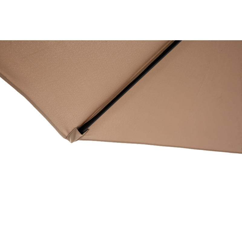 14.8 Ft Double Sided Outdoor Umbrella Rectangular Large with Crank(khaki)(No Base)
