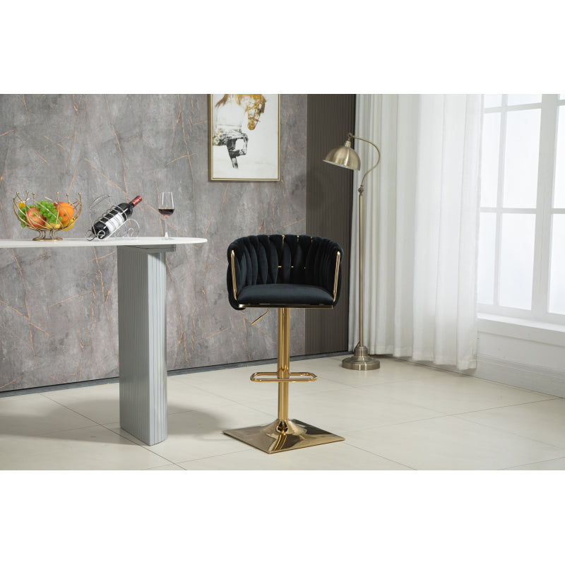 Vintage Barhocker mit Rückenlehne und Fußstütze Counter Höhe Esszimmerstuhl Für Kücheninsel Esszimmer Bar Theke Potluck Party Lounge Bereich