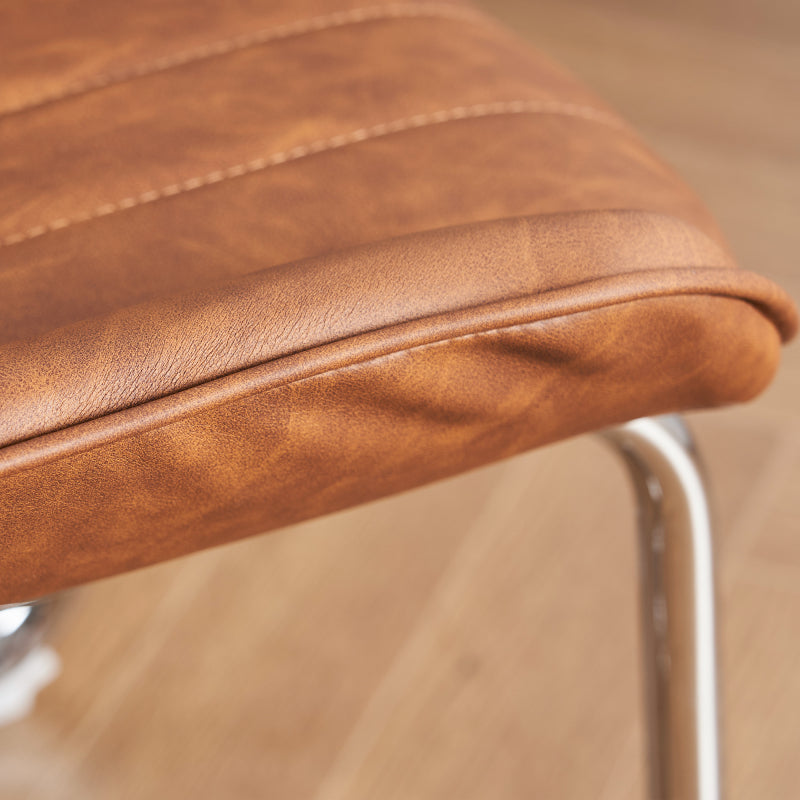 Sorgfältig ausgewählte Küche Wohnzimmer Esszimmer Stühle aus Kunstleder Material für leichtere Wartung! (Satz von 2)