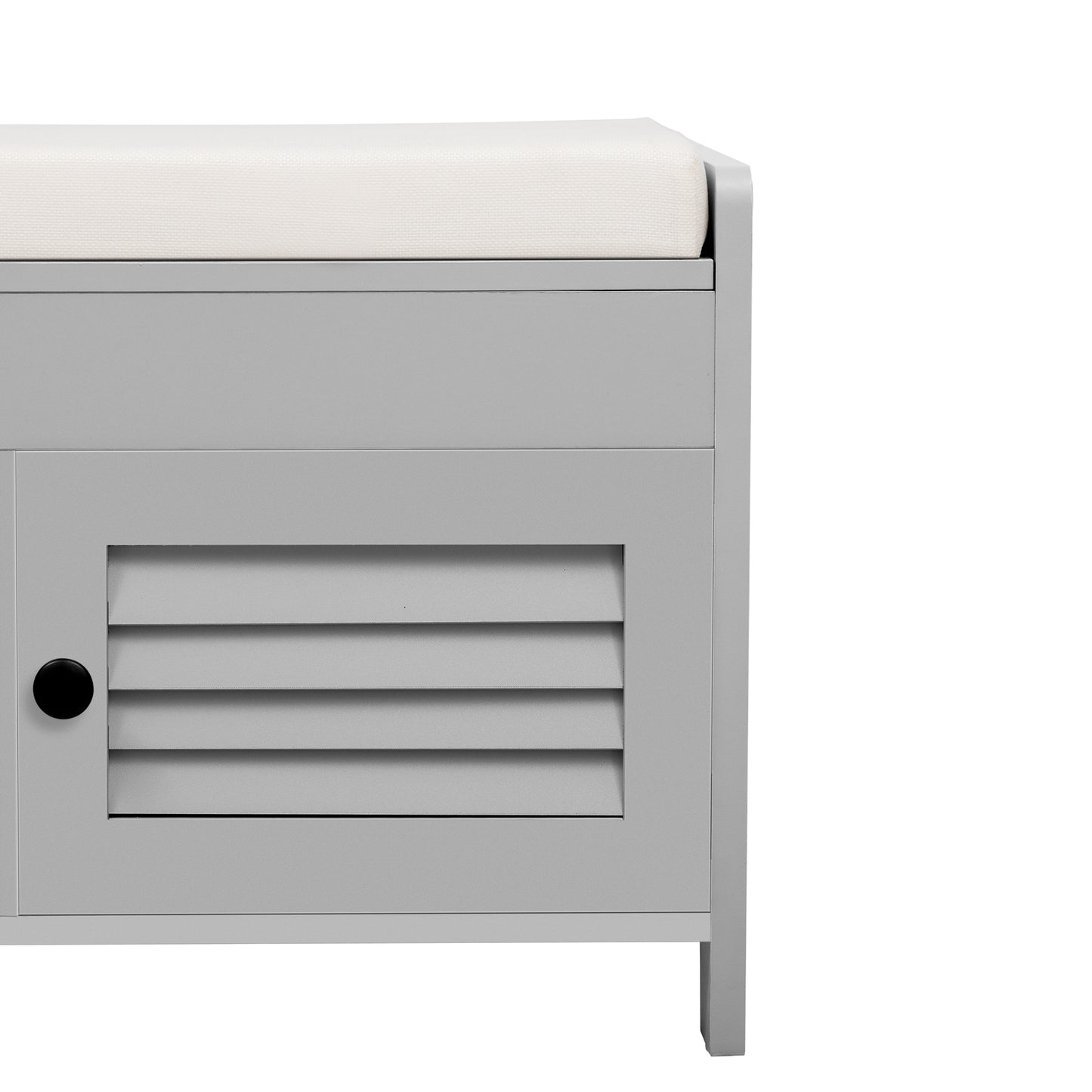 Moderne schuhbank mit sitzfläche, Eingangsbereich, Wohnzimmer, flurmöbel,  Grau