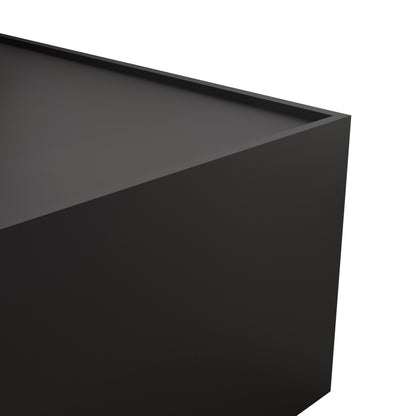 Eckschreibtisch mit integriertem Tierhaus, L-förmig oder einteilig, flexible Montage, Eckschreibtisch für Home Office mit XL-Tierhöhle, Black