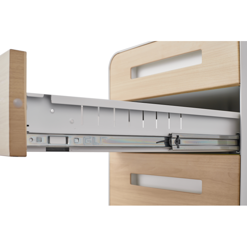 3 Drawer Mobile File Cabinet Under Desk Office,Simple Style Versatile Storage Cabinet for Legal/Letter/A4 Files, 5 Wheel Design Anti-Tilting Cold Rolled Steel Waterproof Moisture-Proof White