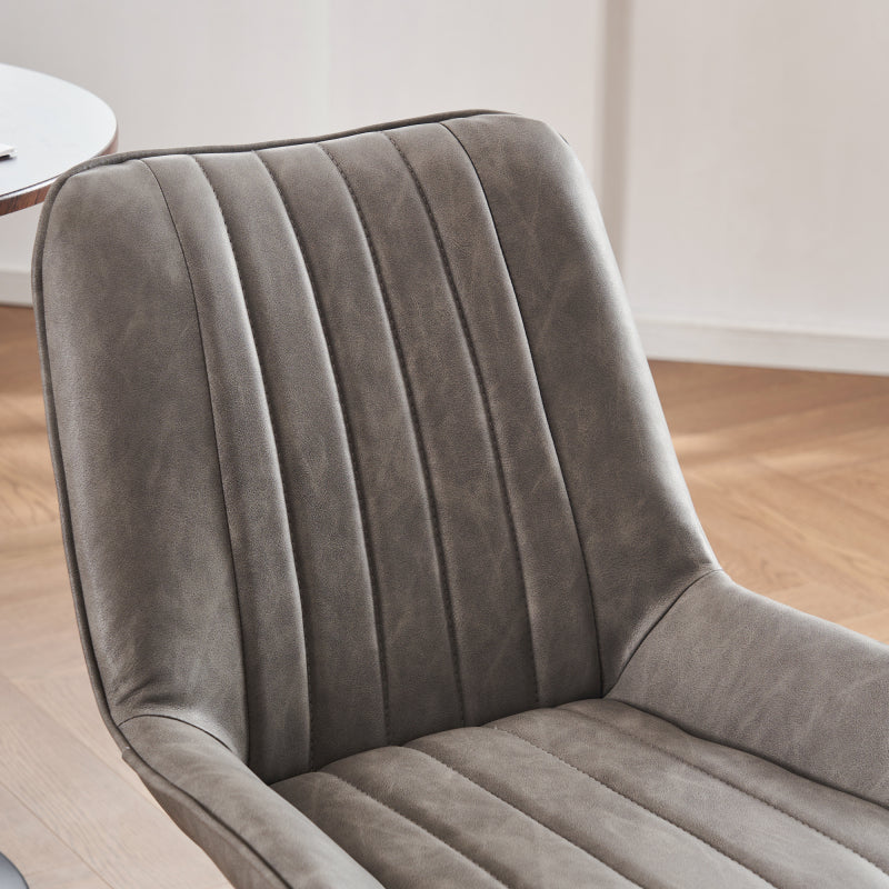 Sorgfältig ausgewählte Küche Wohnzimmer Esszimmer Stühle aus Kunstleder Material für leichtere Wartung! (Satz von 2)