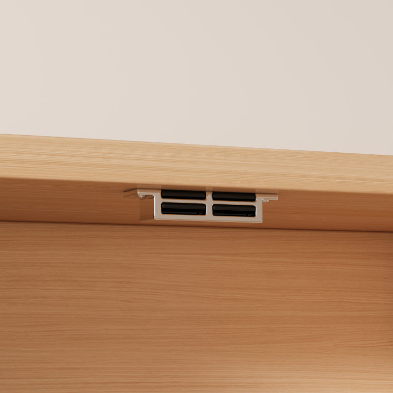 Computertisch,Regal-Schreibtisch,Schrankschreibtisch Arbeitstisch, Schrankschreibtisch,Weiß Natur 180cm