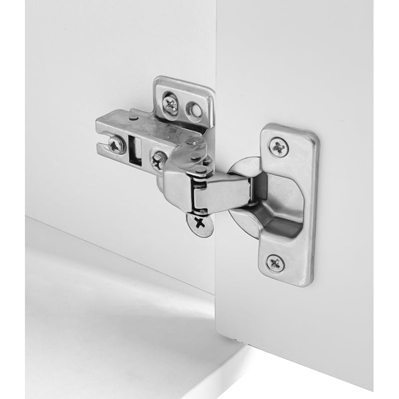 Schminktisch mit LED-beleuchtetem Spiegel, Weißes Schminktisch-Set mit ausziehbarem Design, moderner Kosmetiktisch für das Schlafzimmer  - Maße:B100/H78/T40 cm (ohne Hocker)