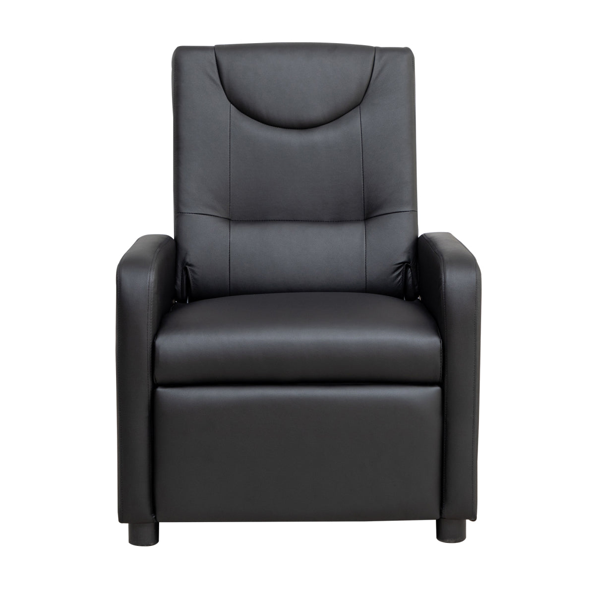 Fernsehsessel Relaxsessel Loungesofa mit Fußstütze Sessel Lehnstuhl Liegesessel Schwarz PU